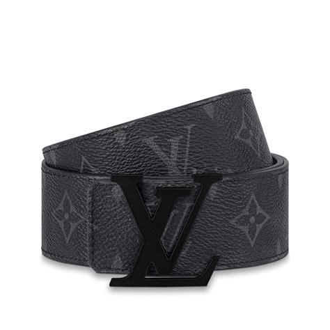 louis vuitton initiales belt monogram eclipse black gray|louis vuitton lv belt.